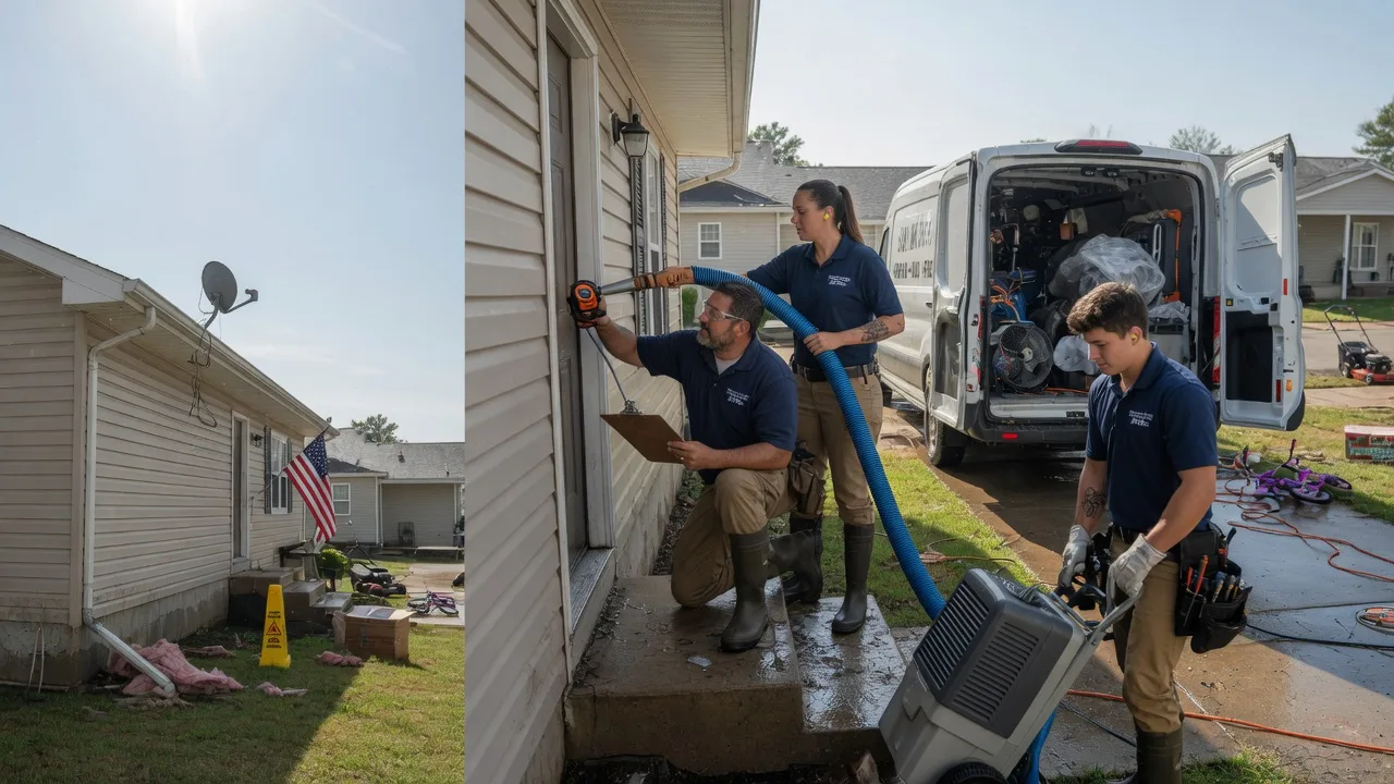 Ceiling Water Damage Restoration in Letts, IA near me